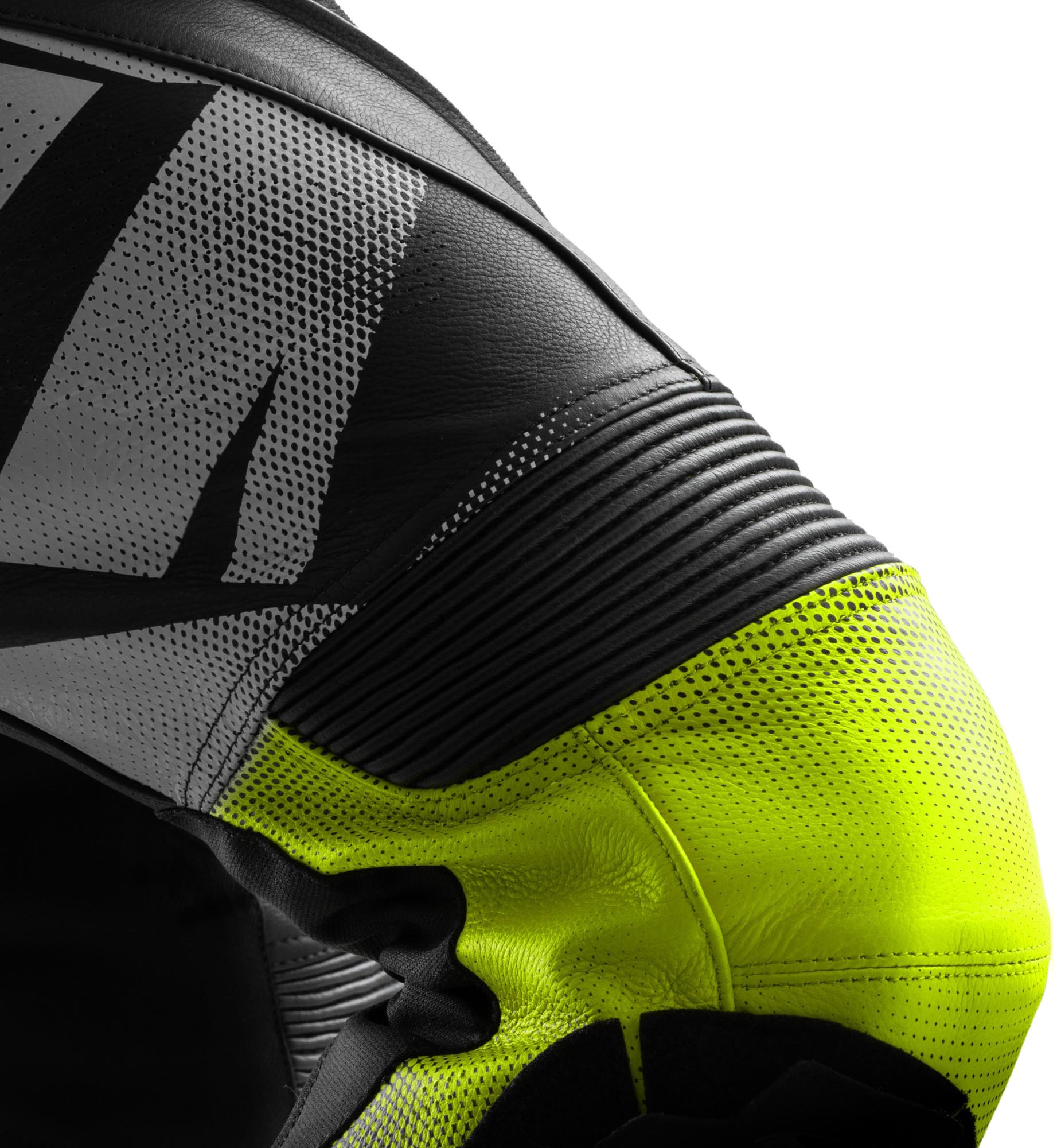 Rebelhorn Inferno Motorcycle Leather Pants black/white/yellow 54 Figure 8