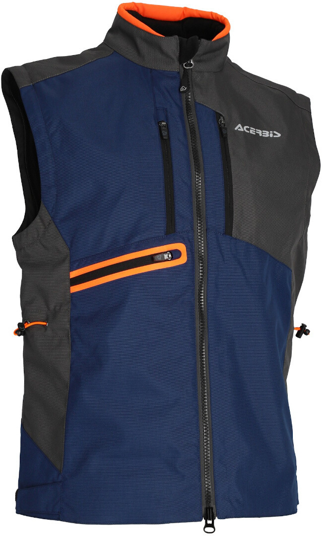 Acerbis Enduro One Motorcycle Textile Jacket blue/grey 3XL Figure 2