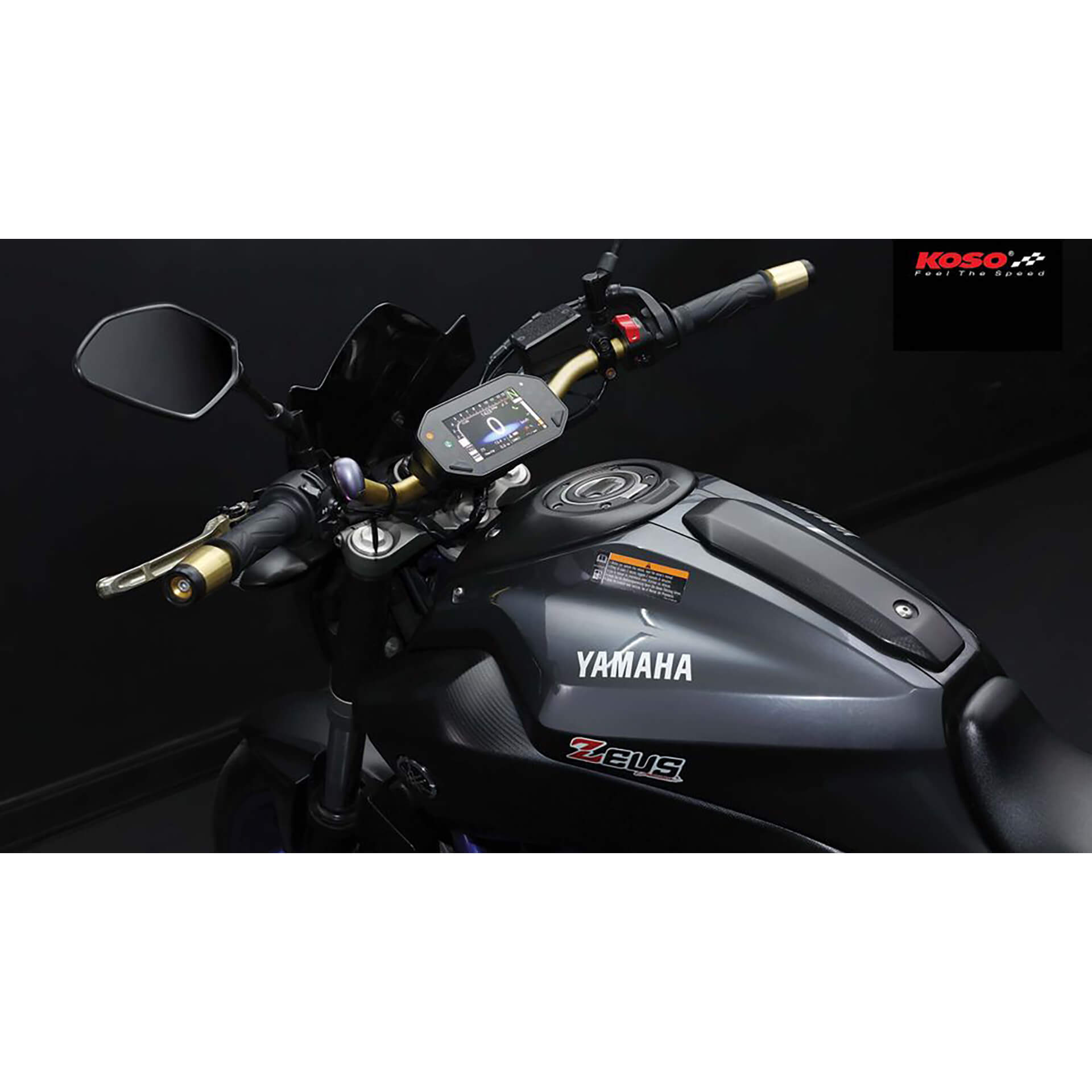 KOSO Digitales Multifunktions-Cockpit RX-4 für MT-07/09, XSR 700/900 Figura 2