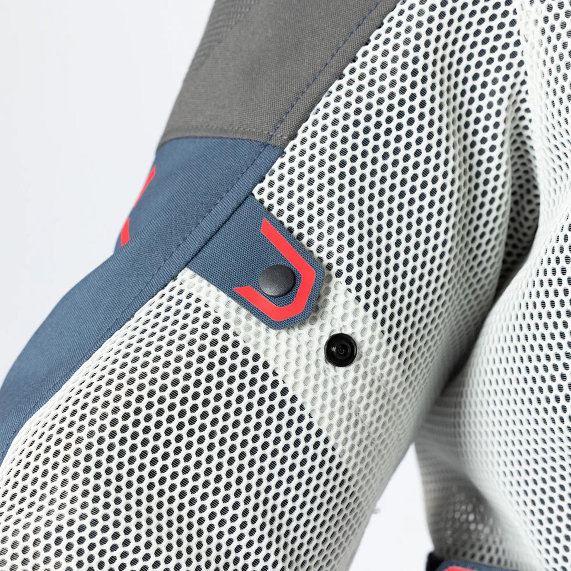 IXS Tourster-Big Air 1.0 Mesh Motorcycle Textile Jacket grey/blue/red/sand M Figure 16