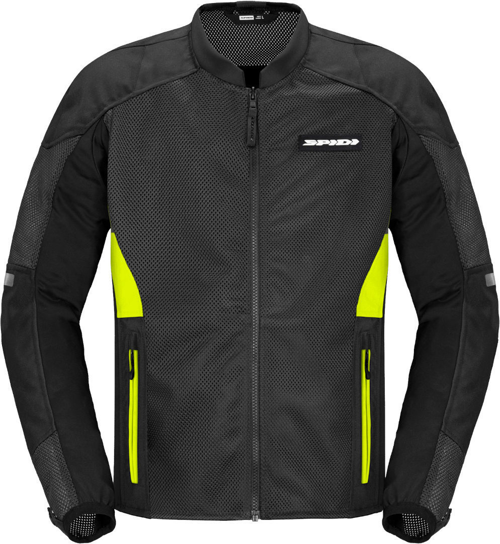 Spidi Super Net Giacca da moto nero/giallo neon S Figura 1