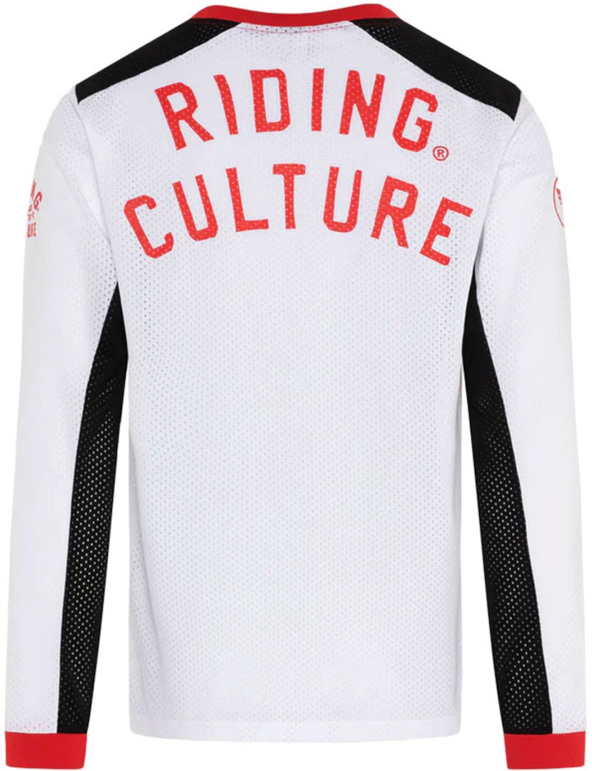 Riding Culture Logo Mesh Motocross Jersey weiß XL Abbildung 2