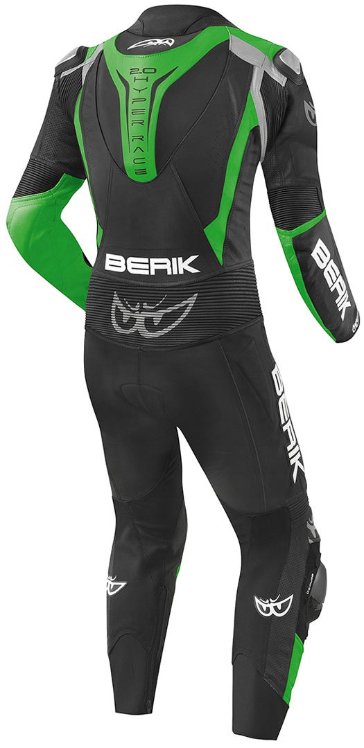 Berik NexG One Piece Motorcycle Leather Suit black/green 60 Figure 2