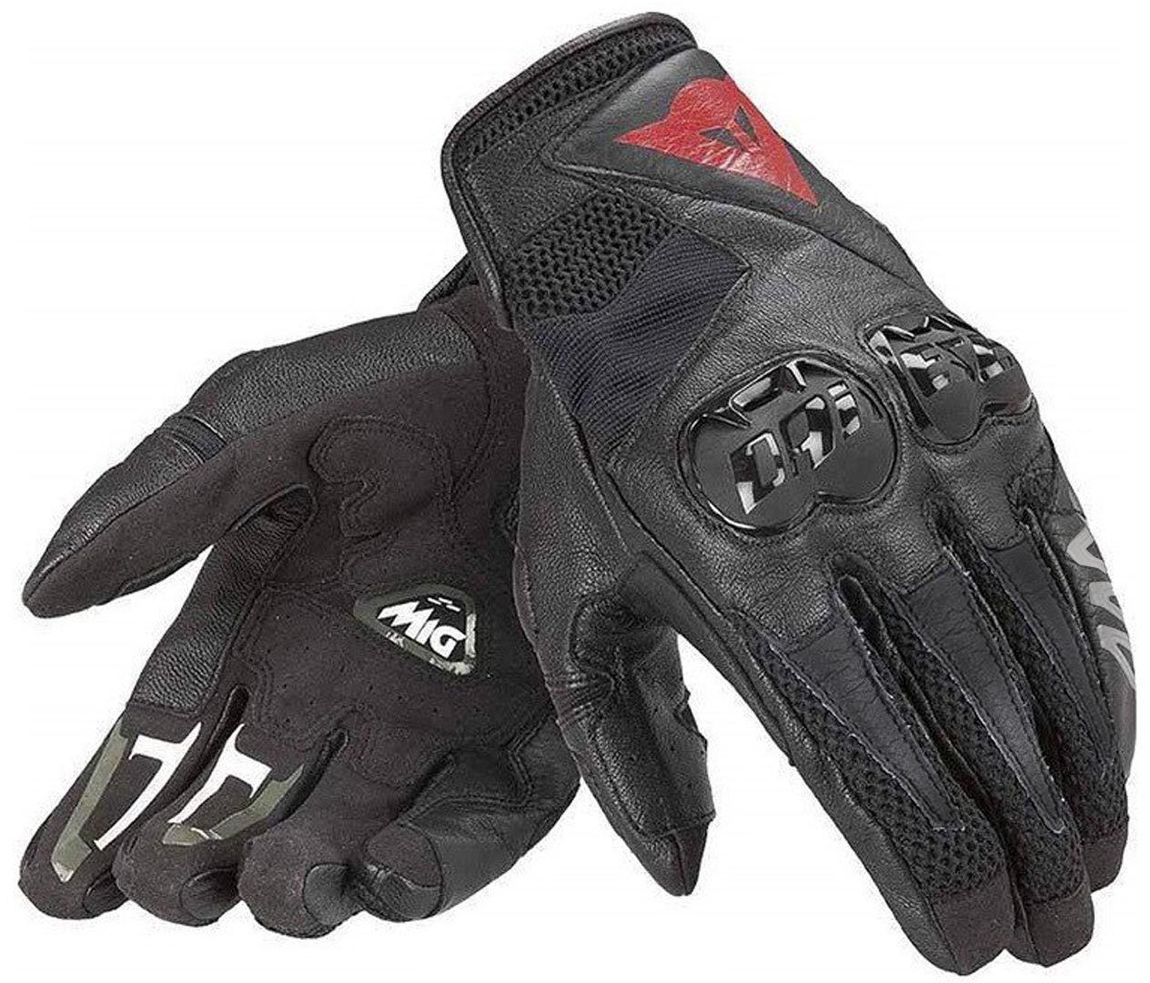 Dainese Mig C2 Motorcykel handsker Sort S Figur 1