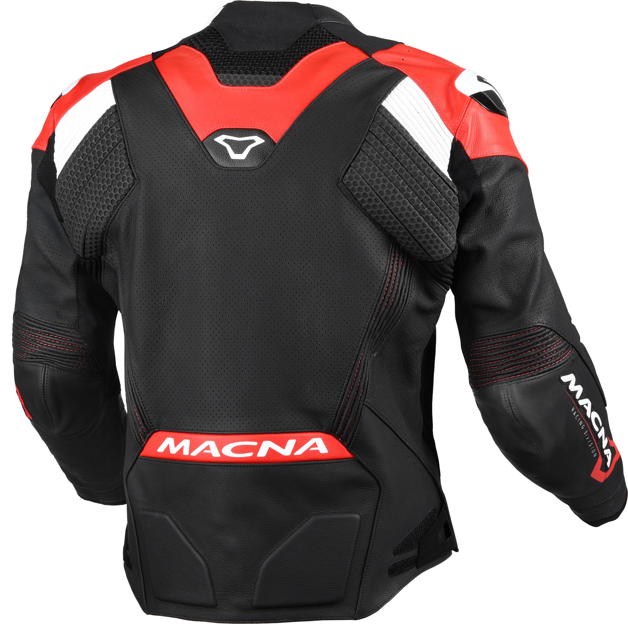 Macna Blitz Motorrad Lederjacke schwarz/rot 54 Abbildung 2