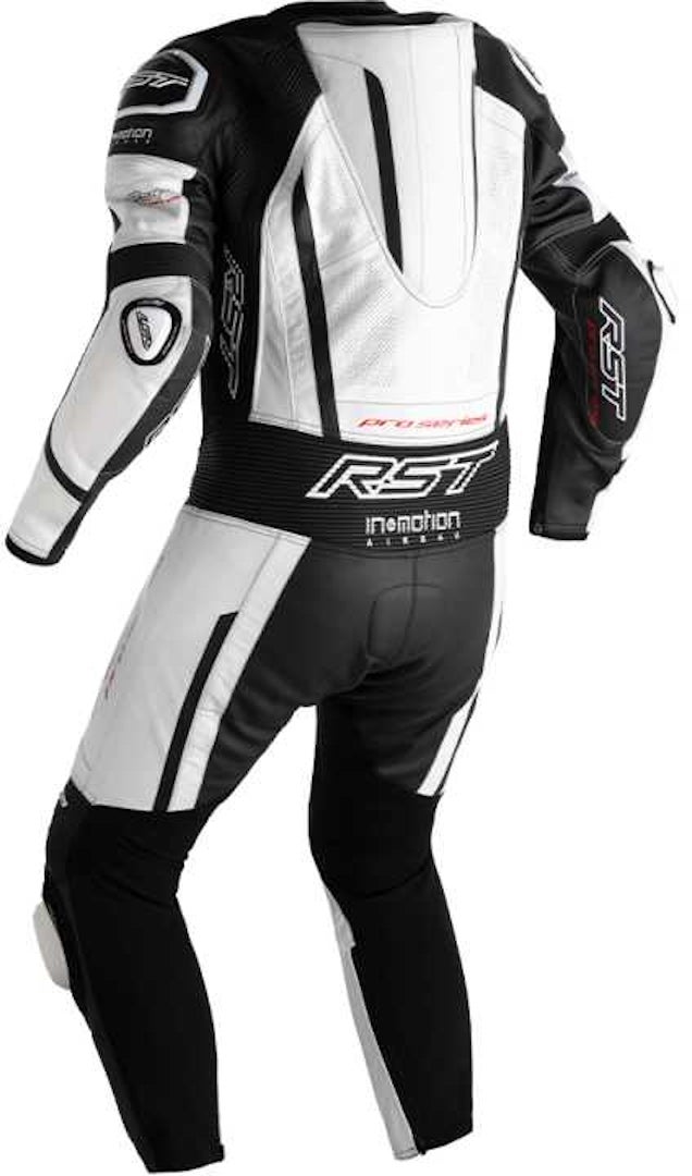 RST Pro Series Evo Airbag Eendelig Motorfiets Lederen Pak zwart/wit 2XL Figuur 2