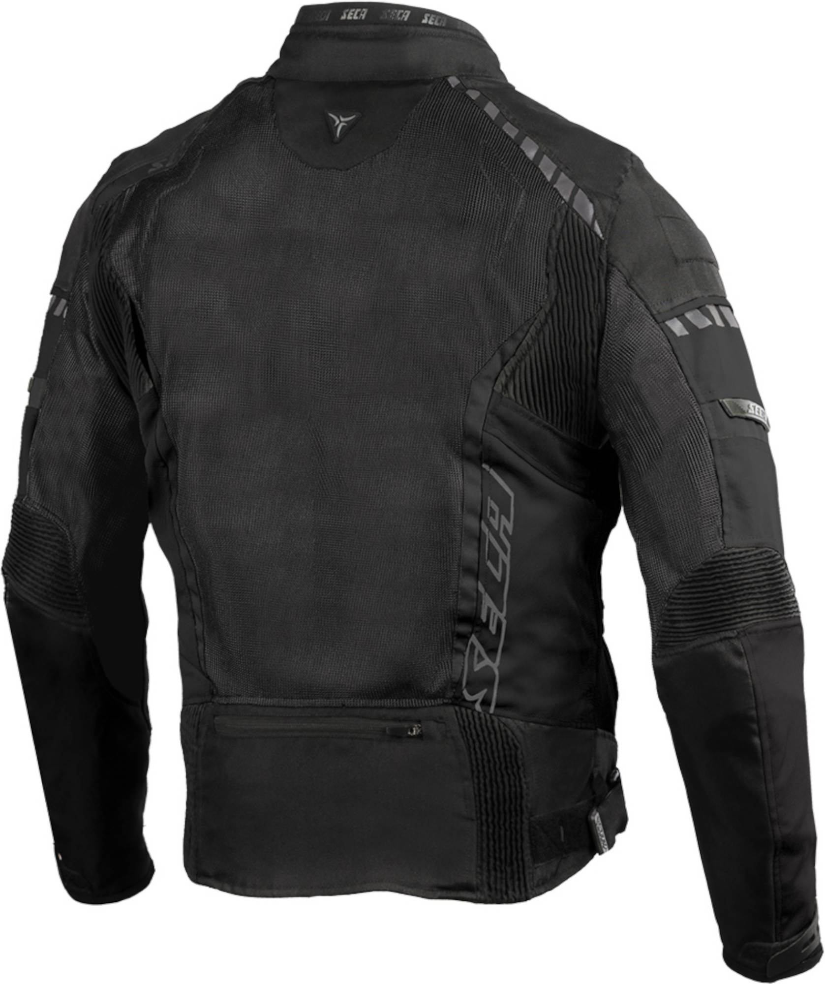 Seca Airflow II Mesh Jaqueta têxtil de motocicleta feminina preto S Figura 2