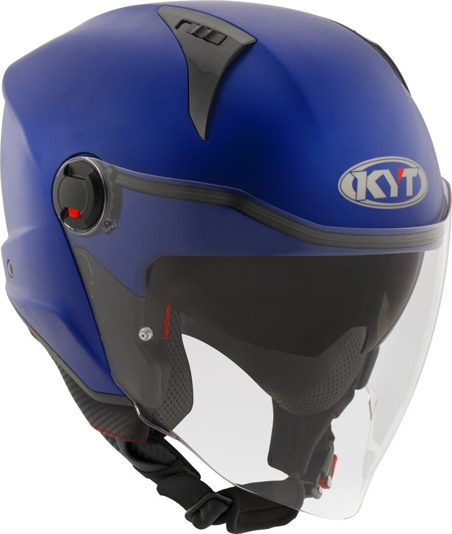 KYT D-City Plain Casco Jet Blu opaco S (55/56) Figura 4