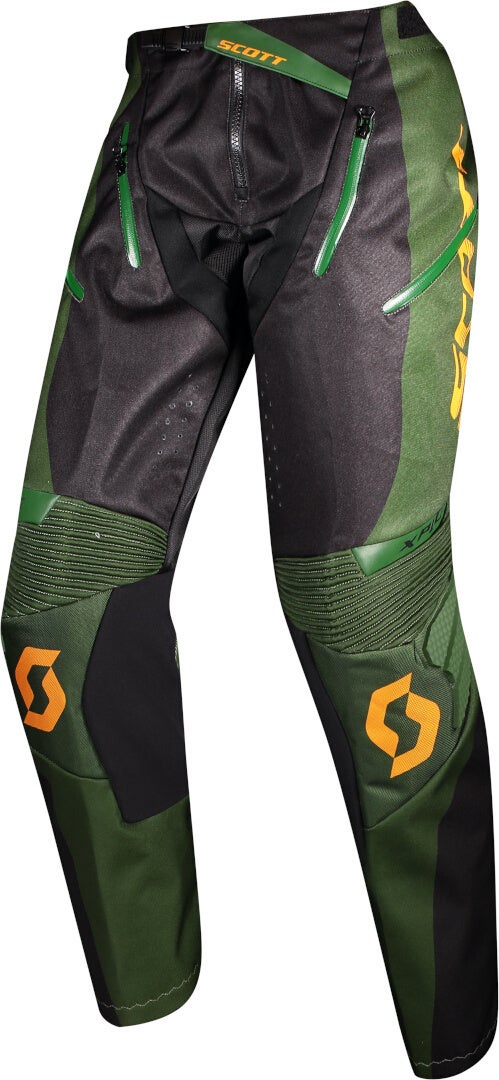 Scott X-Plore Motocross bukser sort/grøn 36 Figur 1