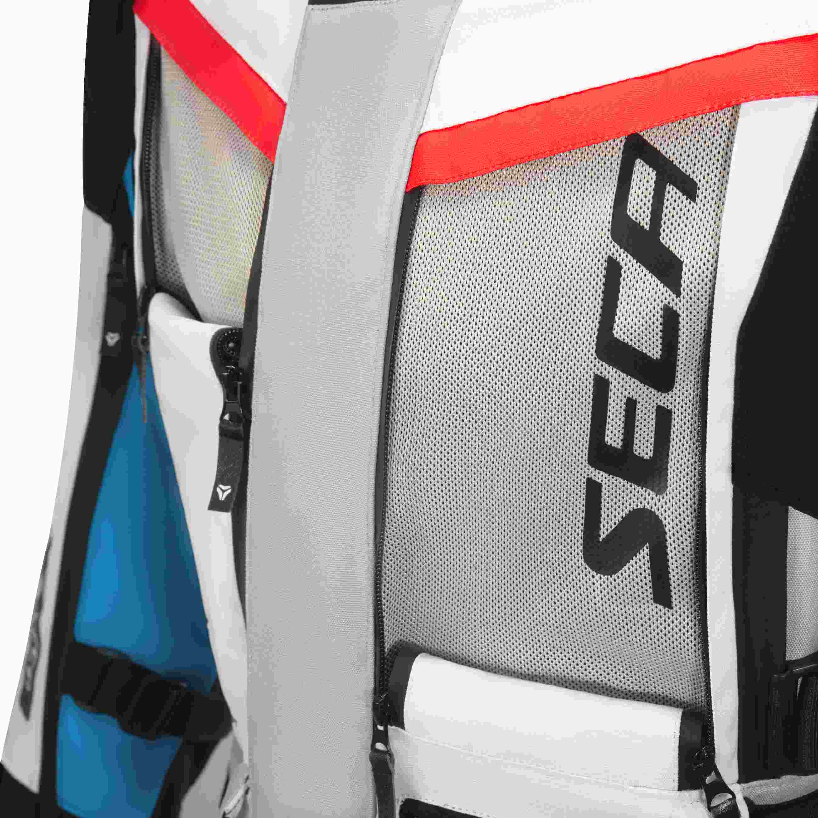 Seca Arrakis III waterproof Motorcycle Textile Jacket grey/blue/red L Figure 7