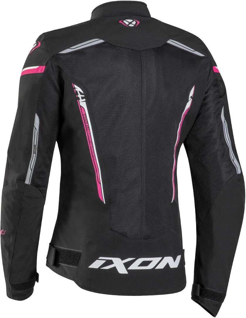 Ixon Striker Air Ladies Motorcycle Textile Jacket black/white/pink L Figure 2