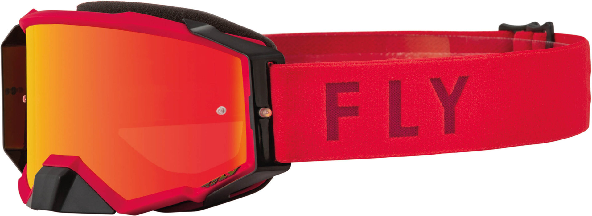 Fly Racing Zone Pro Ochelari de motocross roșu Figura 1
