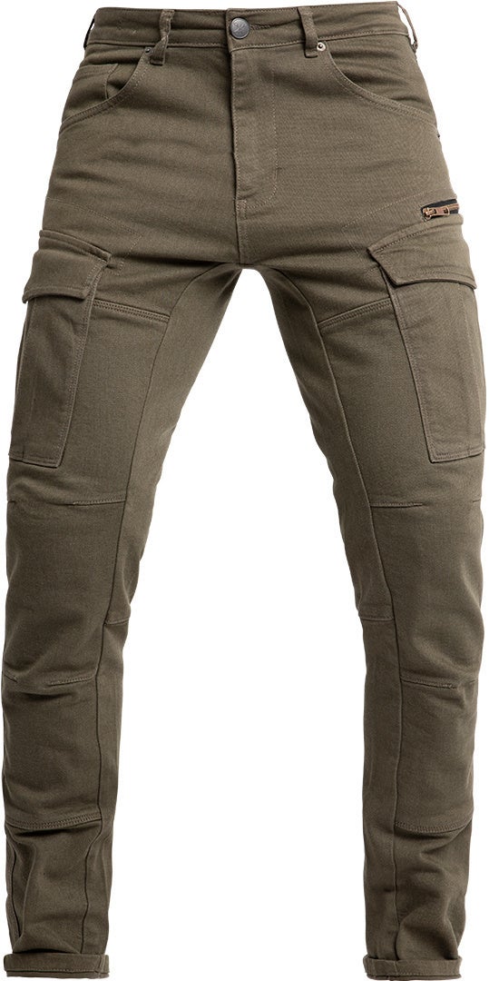 John Doe Defender Mono Damen Motorrad Textilhose oliv 27 L30 Abbildung 2