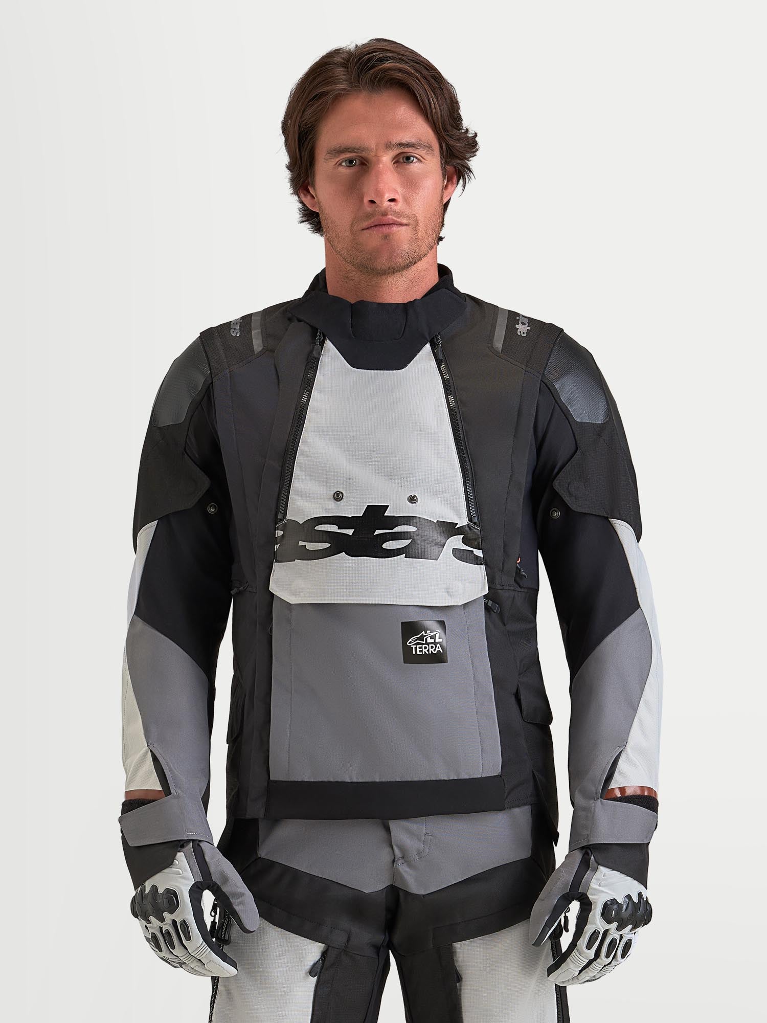 Alpinestars Harok V2 Drystar waterproof Motorcycle Textile Jacket grey/black 3XL Figure 9