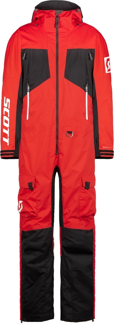 Scott Back-X Dryo 2024 One Piece Snowmobile Suit red/black XL Figure 1