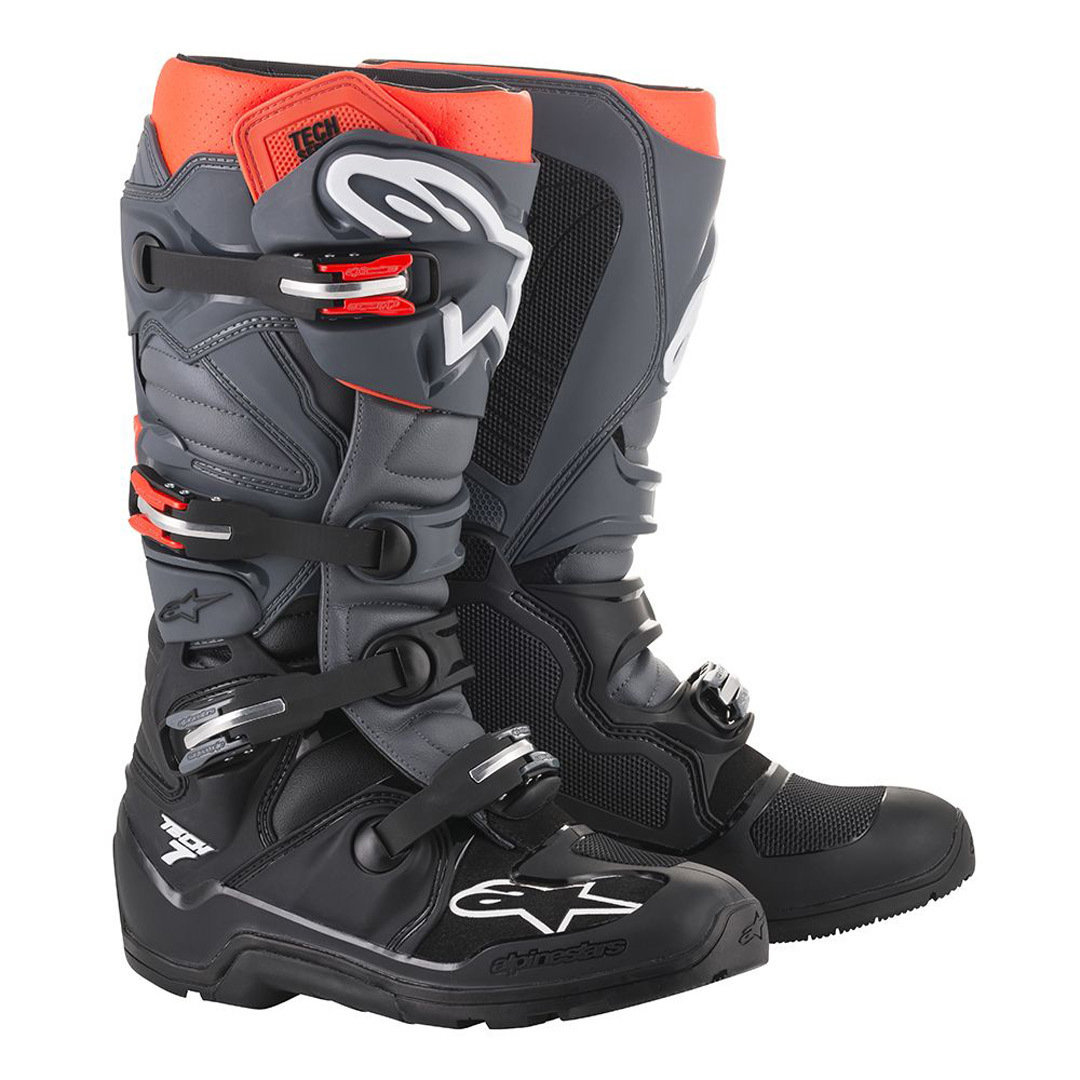 Alpinestars Tech 7 Enduro Stiefel schwarz/rot 6 (39) Abbildung 1