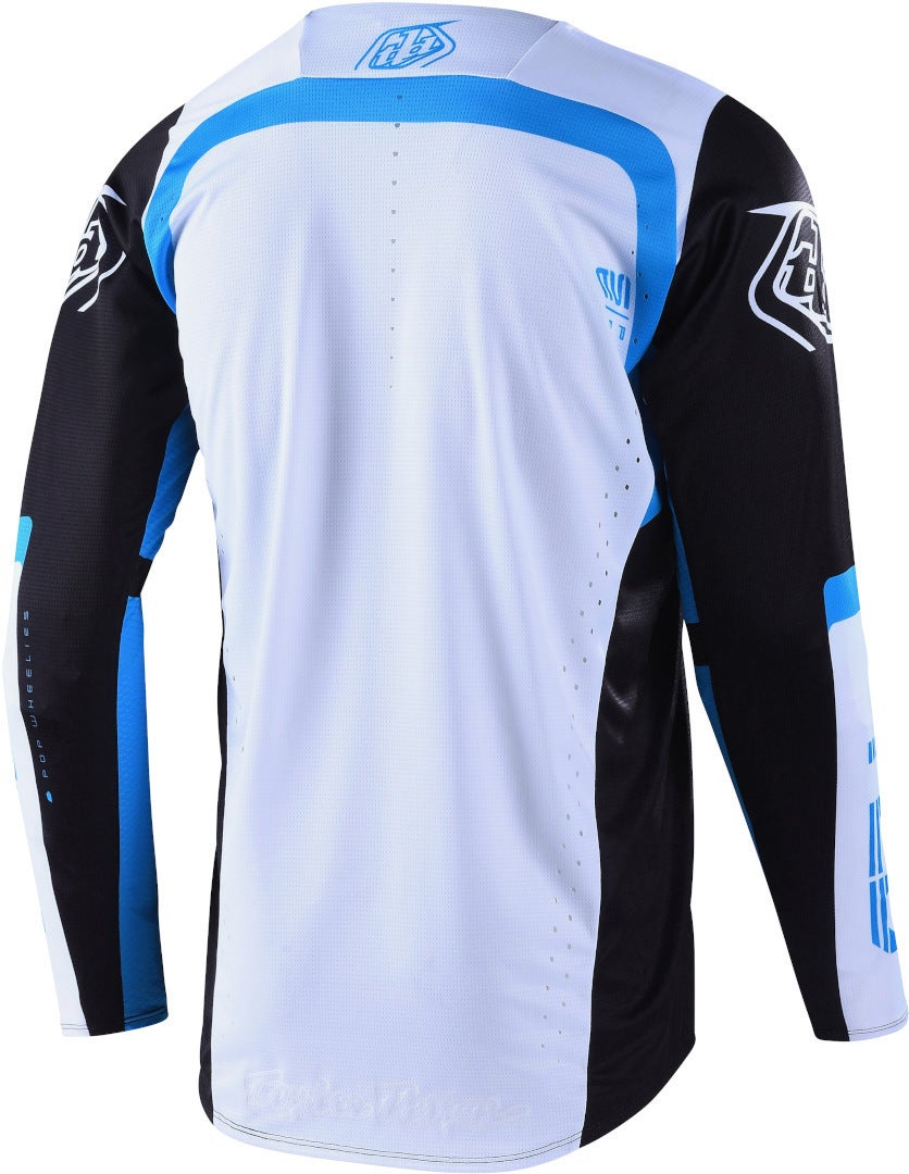 Troy Lee Designs SE Pro Fractura Motokrosový dres černá/modrá/bílá L Obrázek 2