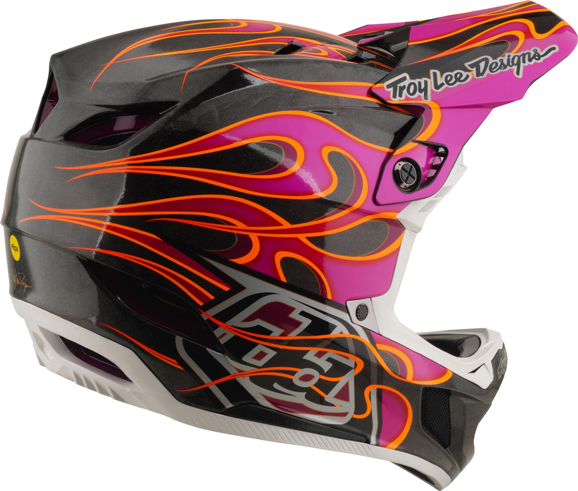 Troy Lee Designs D4 Carbon MIPS Torched Шлем для спуска XL (60/61) Рисунок 4
