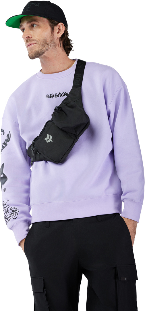 FOX Hello Future Oversized Crew Pullover mov L Figura 2