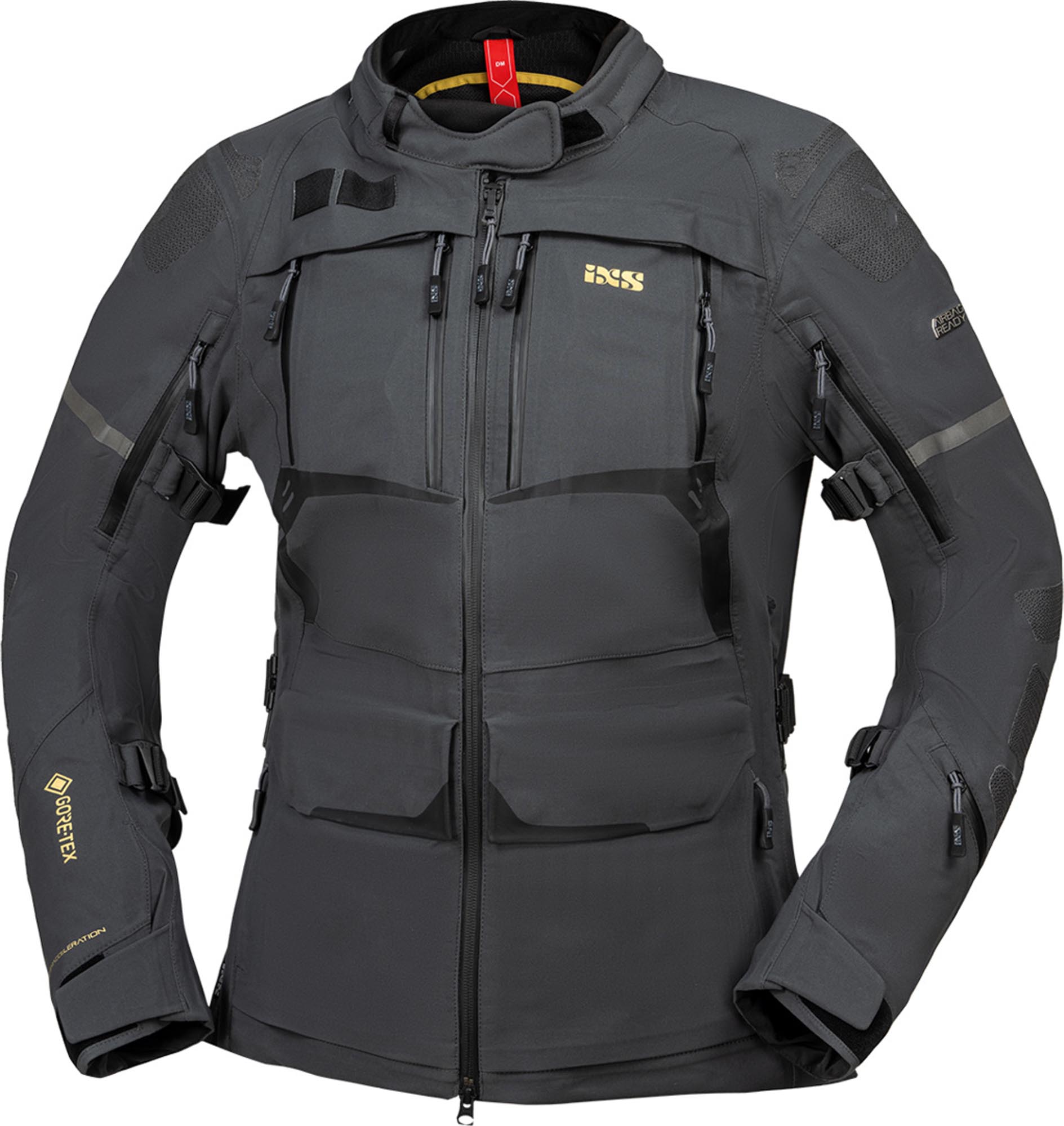 IXS Tourster-GTX 1.0 waterproof Ladies Motorcycle Textile Jacket dark grey S Figure 1
