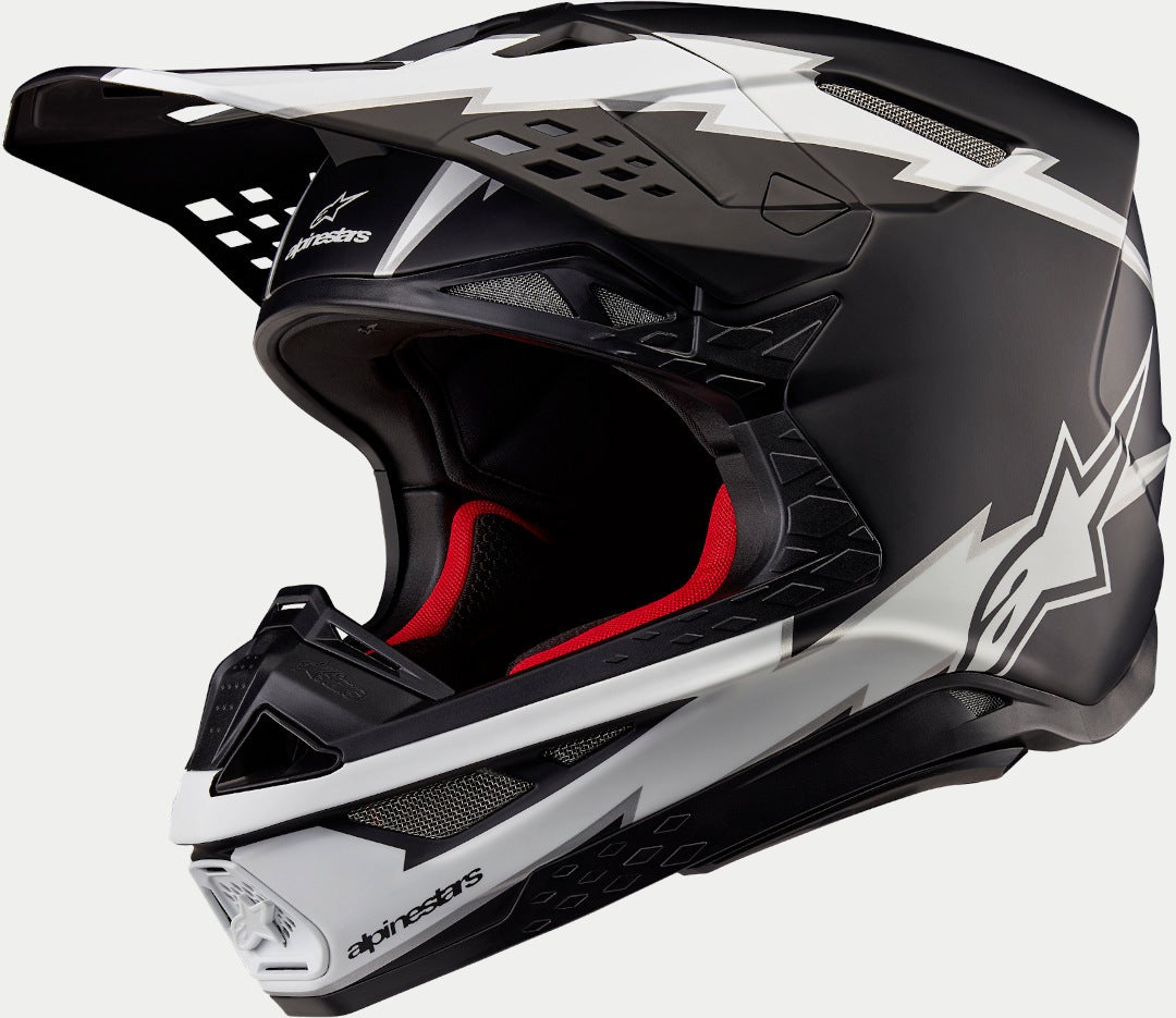 Alpinestars Supertech S-M10 Ampress 2024 Motokrosová přilba černá matná/bílá M (57/58) Obrázek 1
