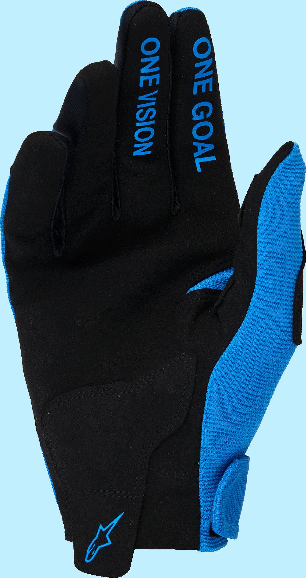 Alpinestars Radar Motocross handskar Blå/vit S Figur 2