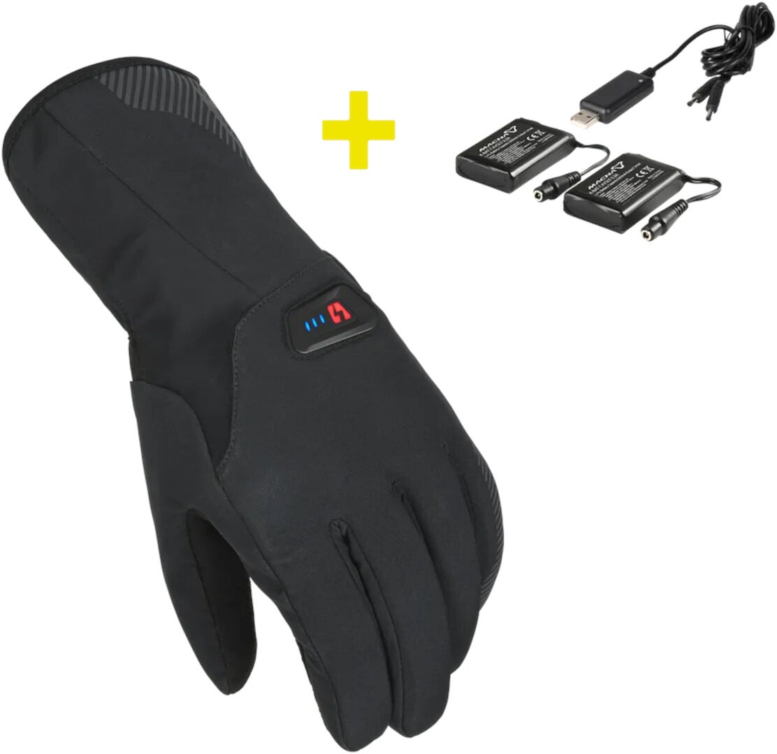 Macna Spark heatable Bicycle Gloves Kit black 3XL Figure 1