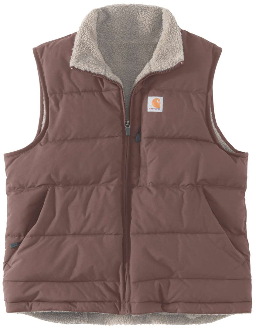 Carhartt Relaxed Midweight Utility Vestă pentru doamne Maro XS Figura 1