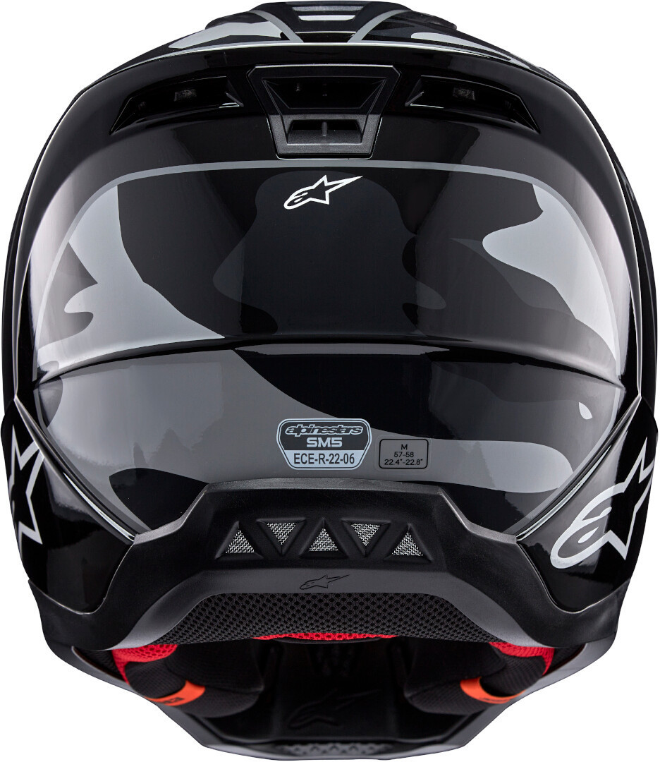 Alpinestars S-M5 Rover 2 2024 Cască de motocross Negru/gri XXL (63/64) Figura 2