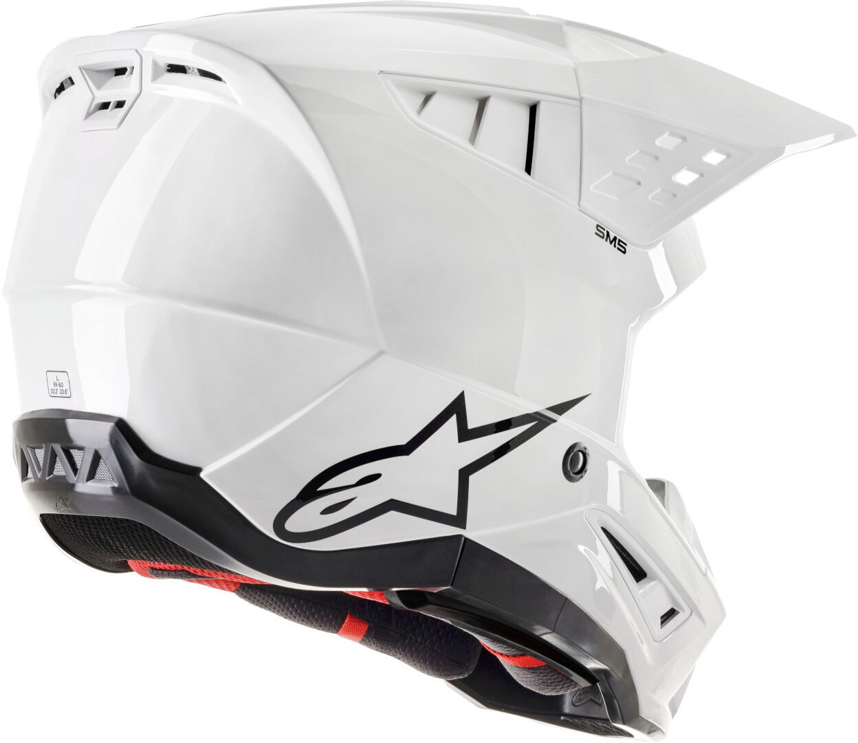 Alpinestars S-M5 Solid 2024 Casco Motocross Bianco XL (61/62) Figura 2