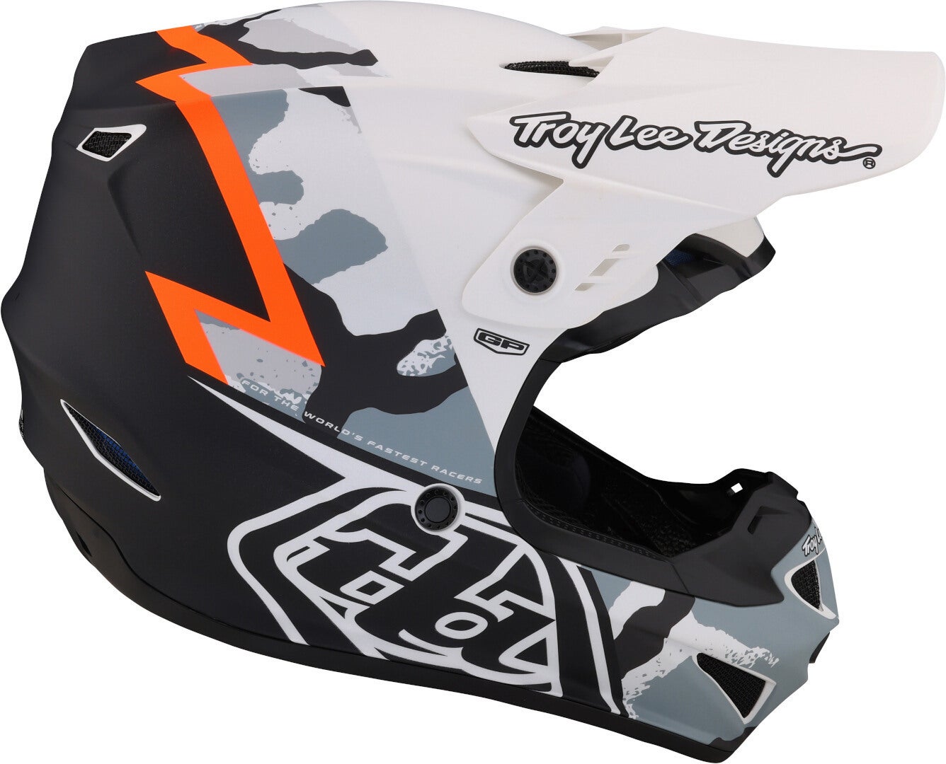 Troy Lee Designs GP Volt Motokrosová přilba Černá/maskování S (55/56) Obrázek 5