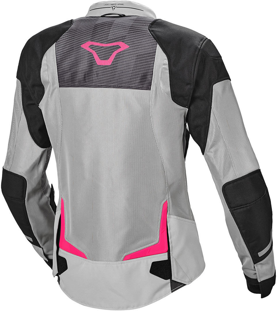 Macna Orcano Damen Motorrad Textiljacke grau/pink S Abbildung 2