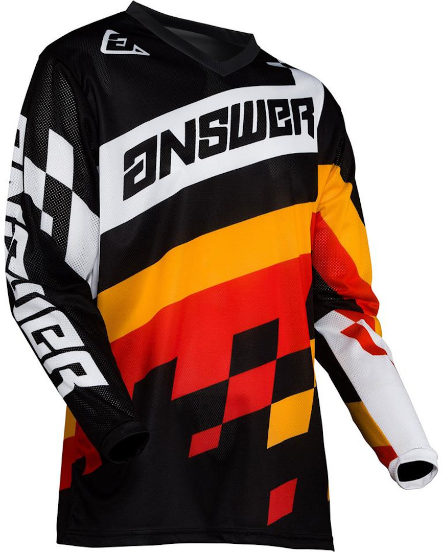 Answer Arkon Korza Motocross Jersey negro/rojo/amarillo XXL Figura 2