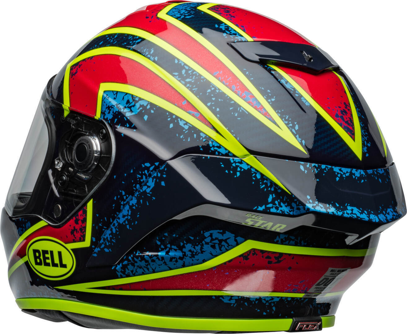 Bell Race Star DLX Flex Xenon Helmet black/red/yellow L (59/60) Figure 6