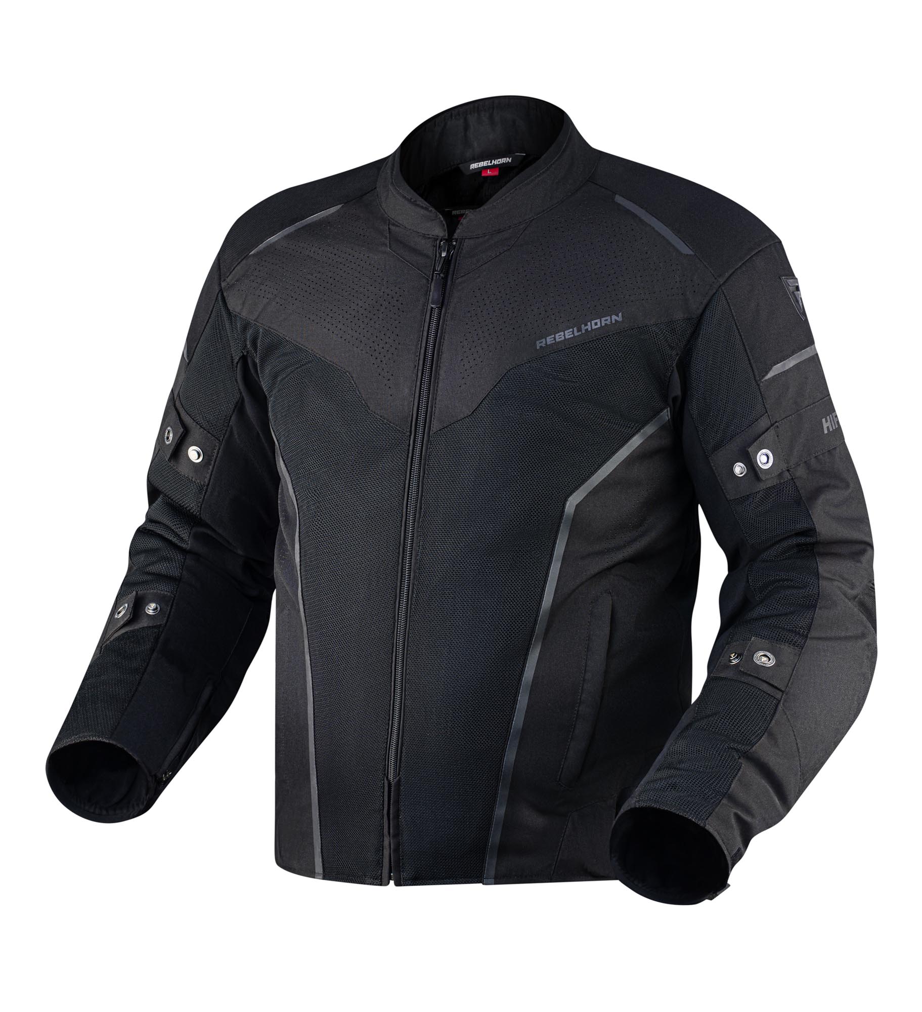 Rebelhorn Hiflow 4 vattentät motorcykeltextiljacka svart XS Figur 1