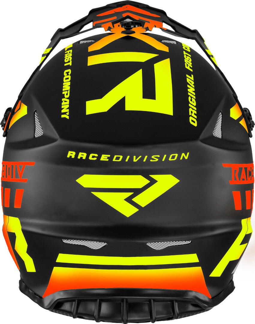FXR Blade Race Div Casco Motocross nero/giallo/rosso 4XL (65/66) Figura 3
