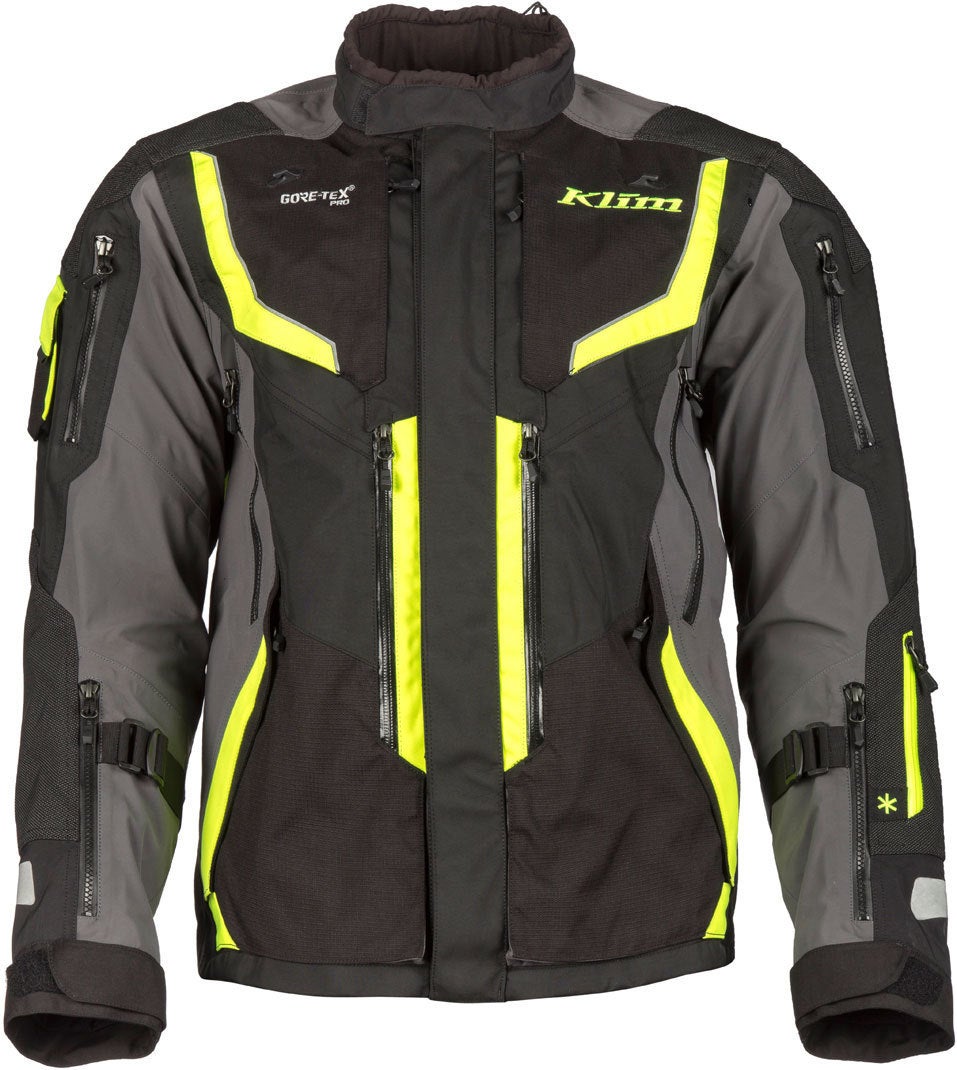 Klim Badlands Pro Motorcycle Textile Jacket neon yellow L Figure 2