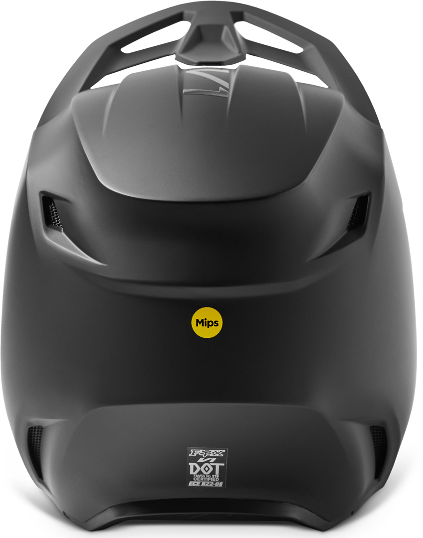 FOX V1 Solid Motocross Helm schwarz matt XL (61/62) Abbildung 2