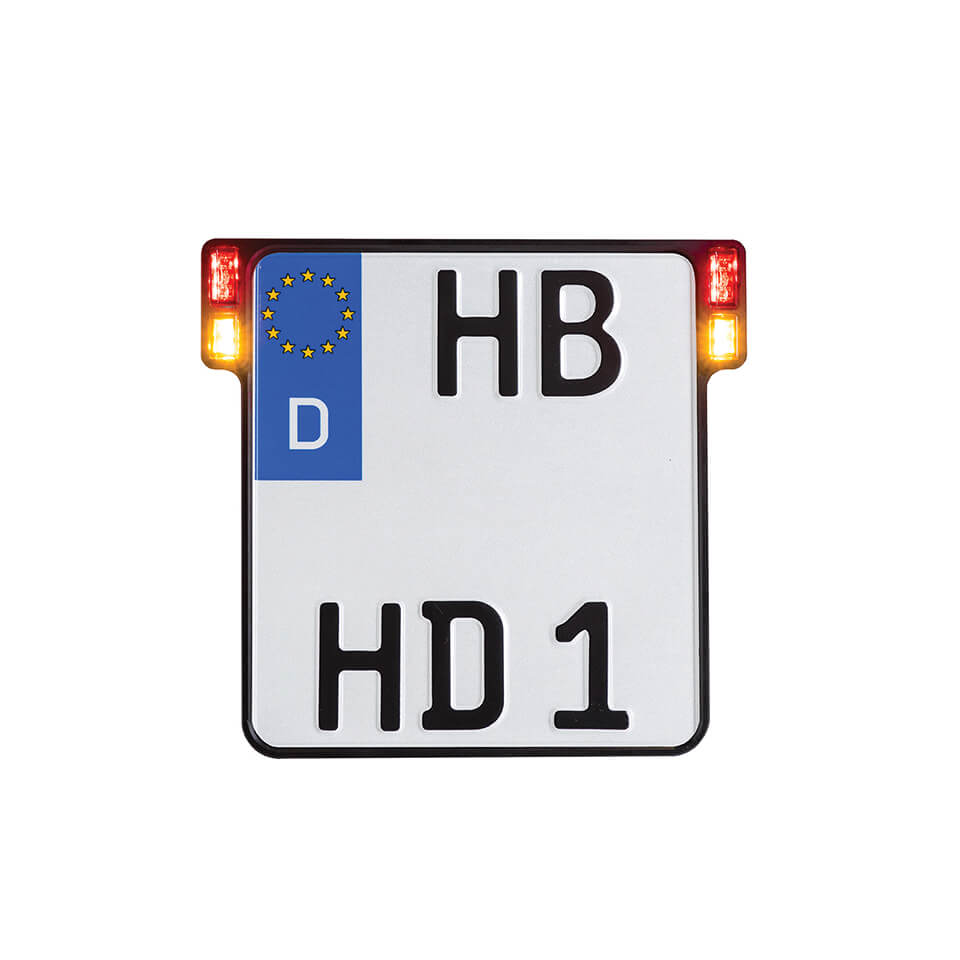 HeinzBikes ALL-INN 2.0 suporte de placa com 3in1 freio de sinal de giro e luz traseira Artigo principal Figura 1