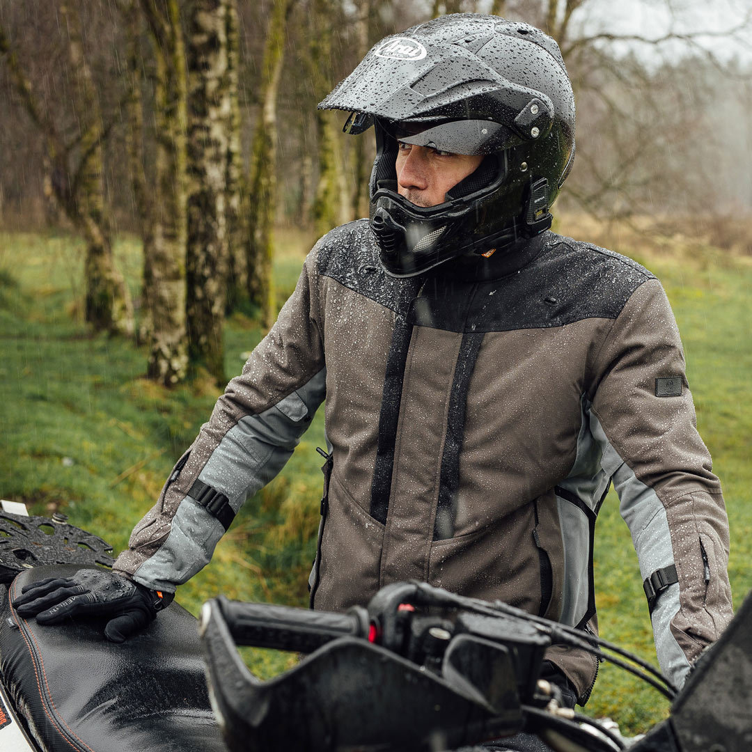 Merlin Borderlands D3O Motorcycle Textile Jacket grey XXL Figure 5