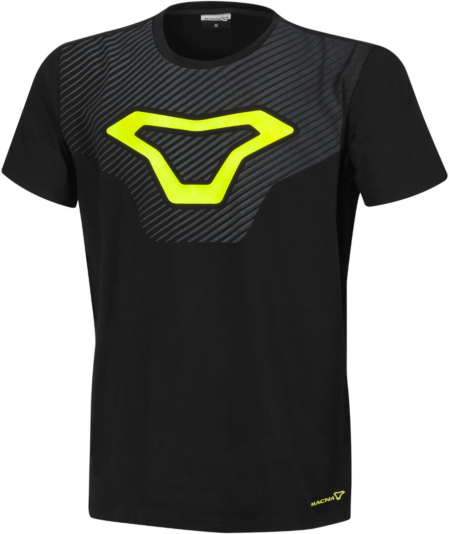 Macna Logo T-shirt noir/jaune L Figure 1