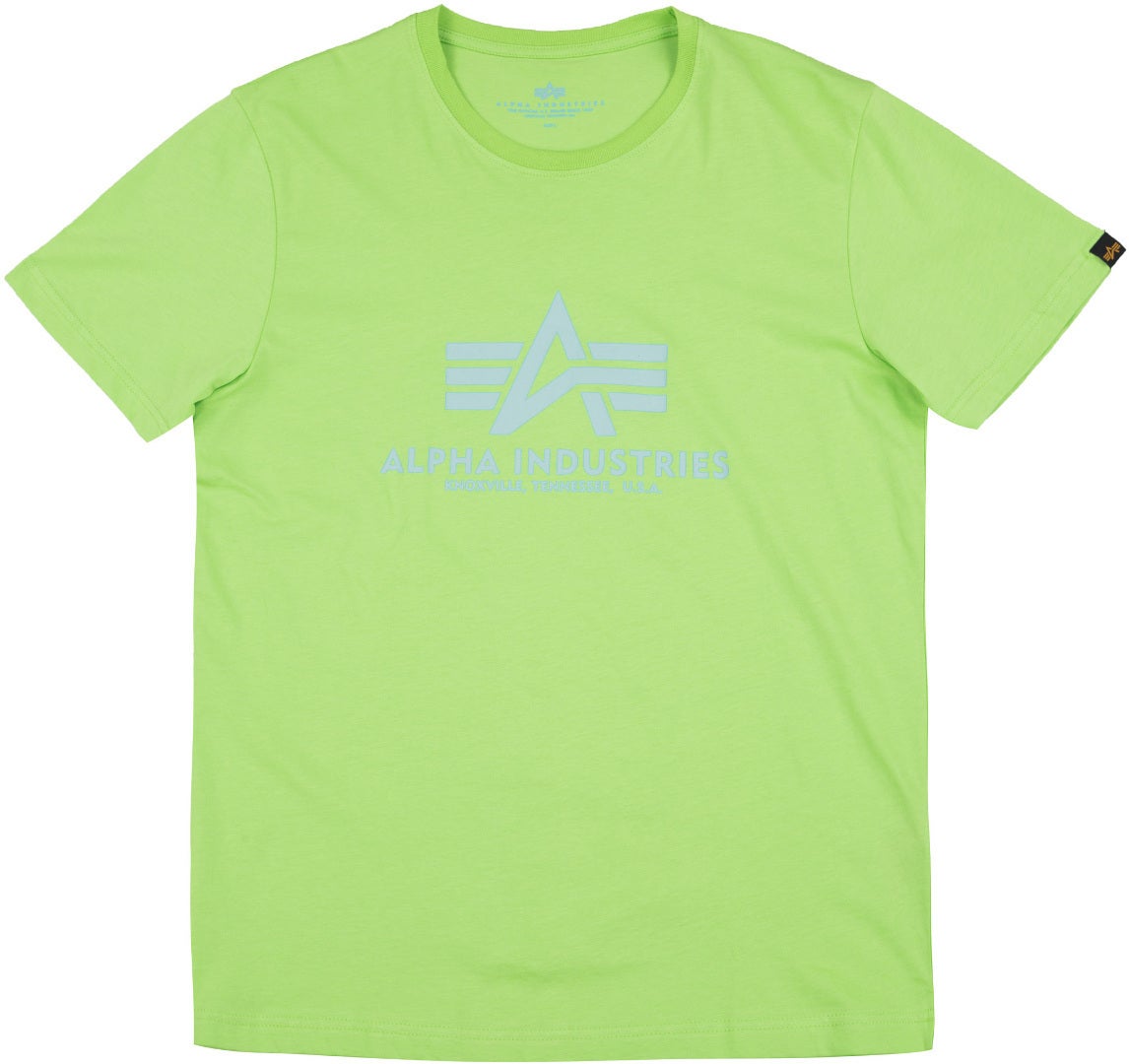 Alpha Industries Basic T シャツ ネオンイエロー XL 図1