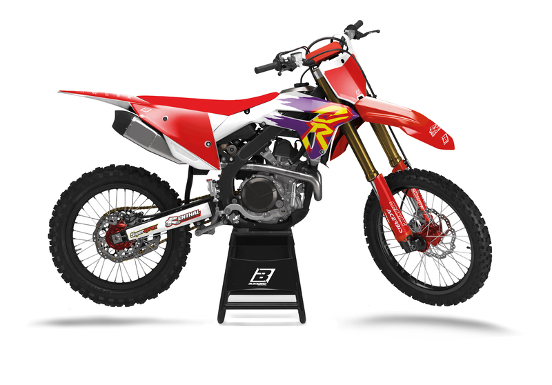 Mierla Kit grafic retro - Honda CRF250/450 Figura 1