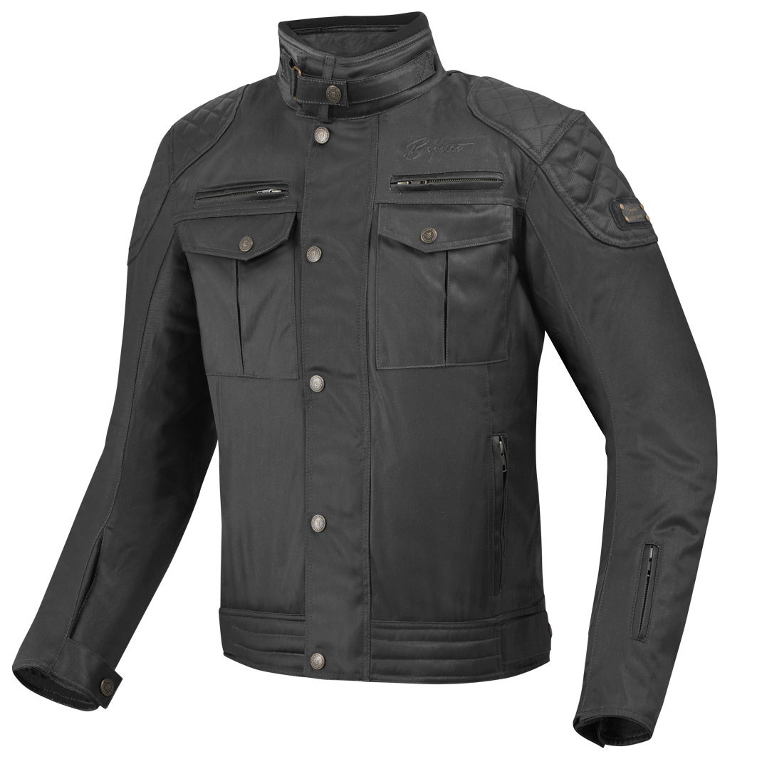 Bogotto Barton Jachetă ceruită impermeabilă pentru motocicletă negru XS Figura 1