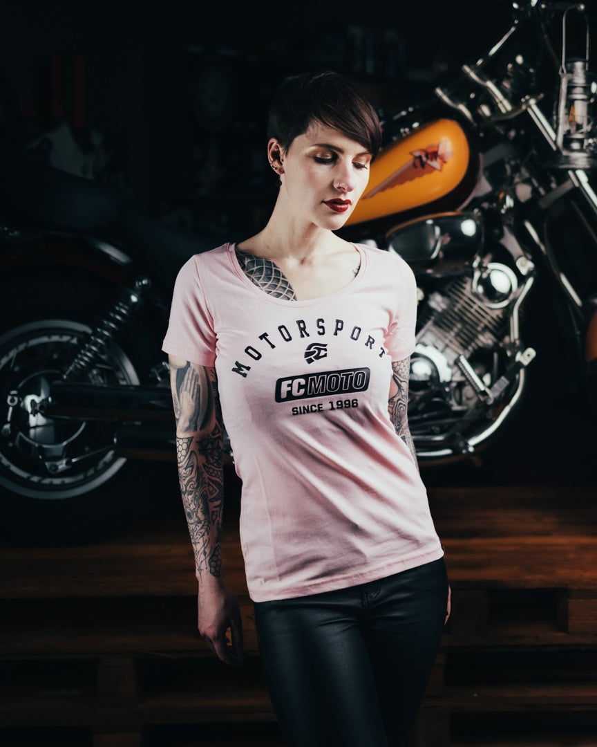 FC-Moto Moto T-shirt dames rose XL Figure 3