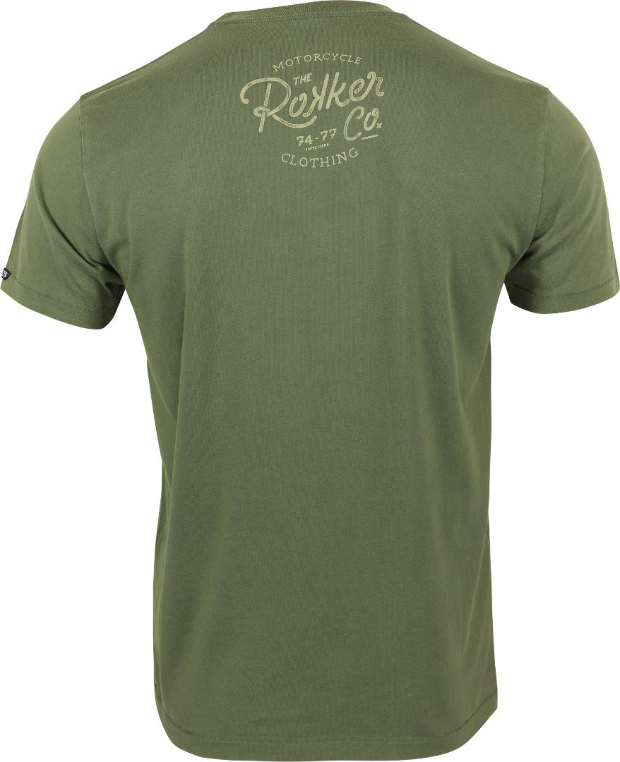 Rokker Heritage T-shirt groen L Figuur 2