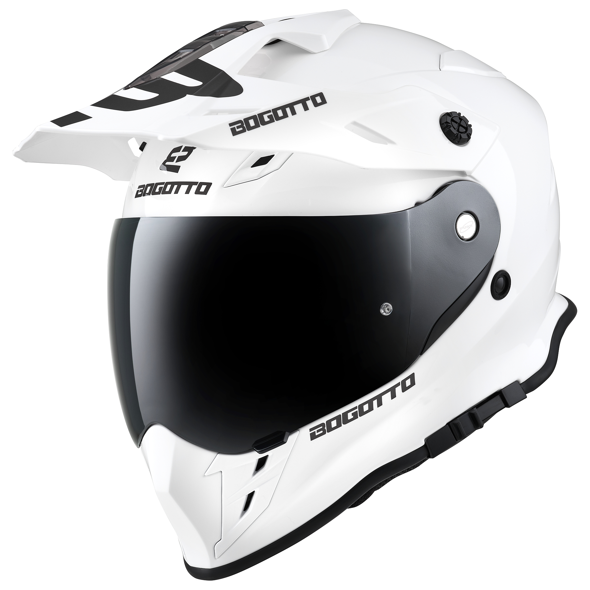 Bogotto H331 Enduro Helmet white S (55/56) Figure 1
