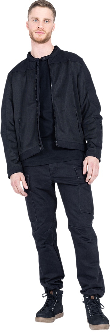 John Doe Aero Mesh Black perforated Motorcycle Textile Jacket S Figure 7