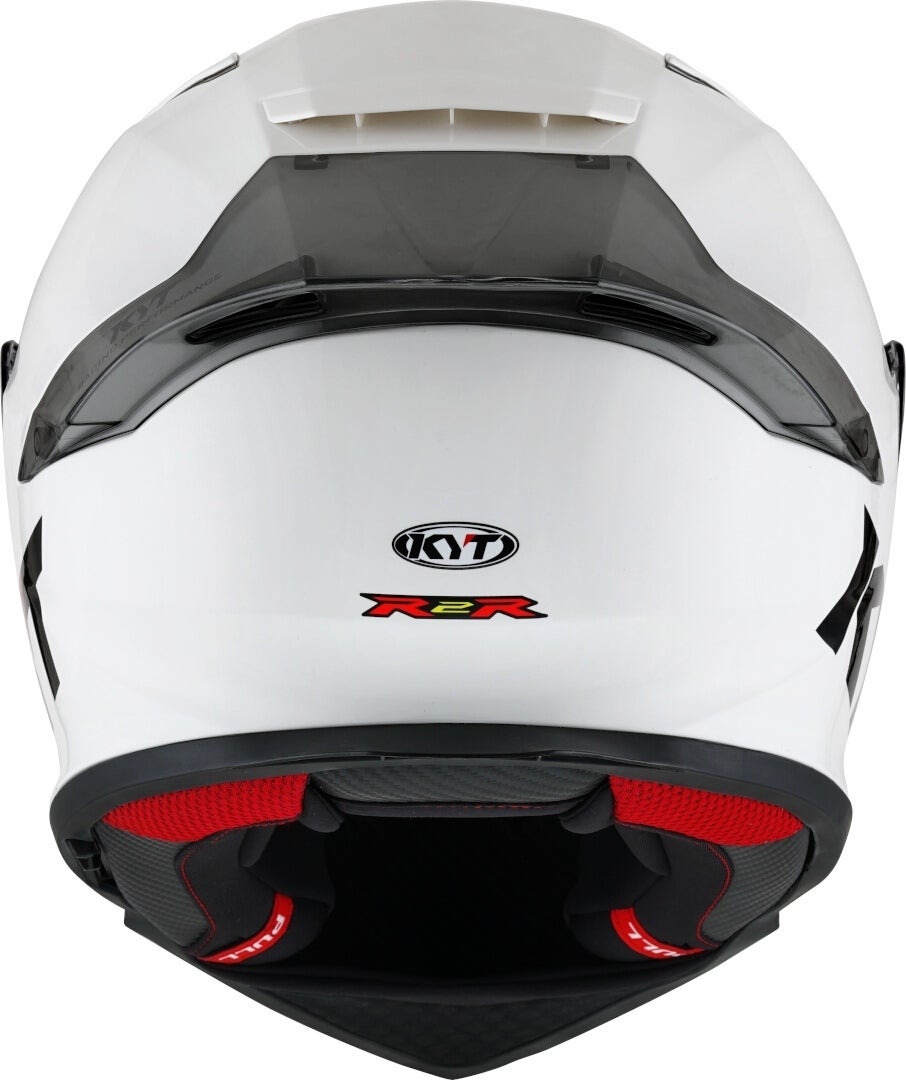 KYT R2R Plain Casque Blanc XXL (63) Figure 4