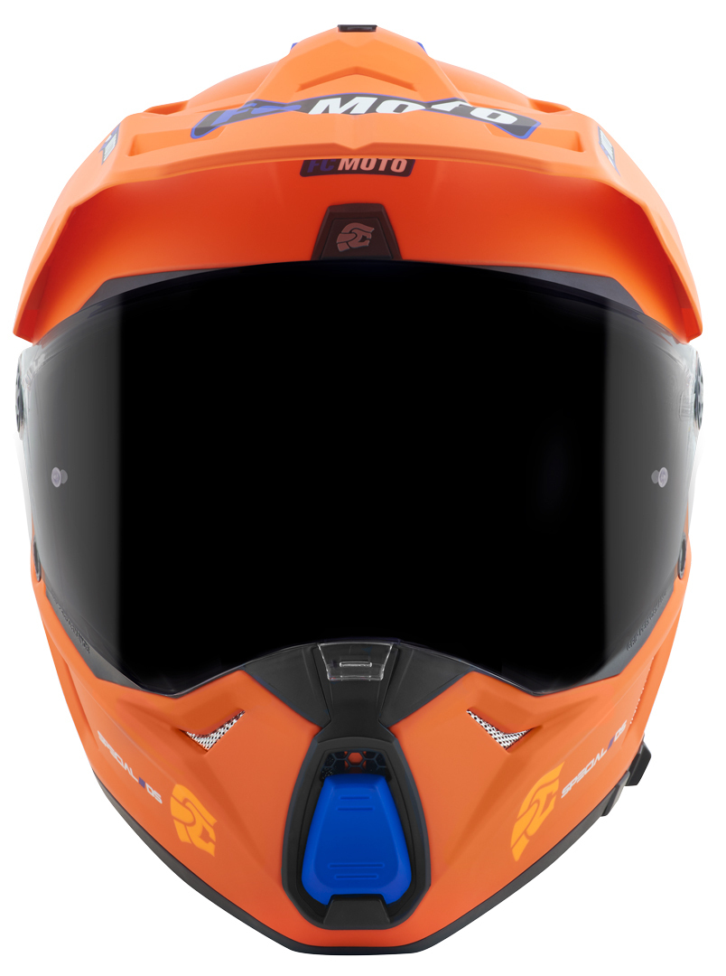 FC-Moto Merkur Pro Straight Cască Enduro Orange matt XS Figura 7